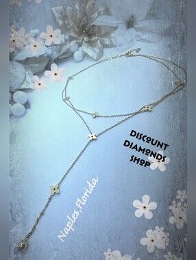 18K Yellow Gold Titanium 2 In 1 Layered Necklace  and a 4 Inch Drop